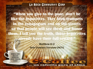 1eCoffee Matthew 6.2 082013