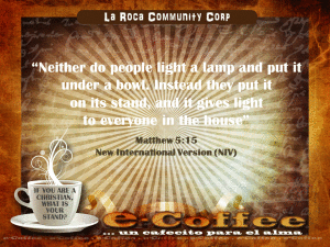 1eCoffee Matthew 5.15 073113