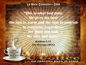 1eCoffee Matthew 5.45 081513