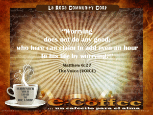 1eCoffee Matthew 6.27 090613