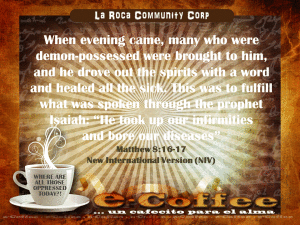 1eCoffee Matthew 8.16.17 100913