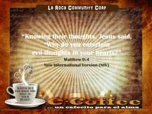 1eCoffee Matthew 9.4 101713