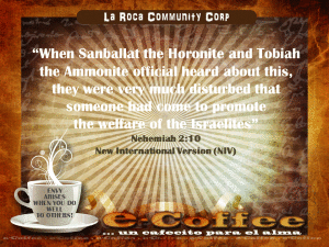 1eCoffee Nehemiah 2.10 112113