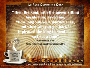 1eCoffee Nehemiah 2.6 111813