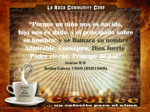1eCoffee Isaias 9.6 DIOS FUERTE 181213
